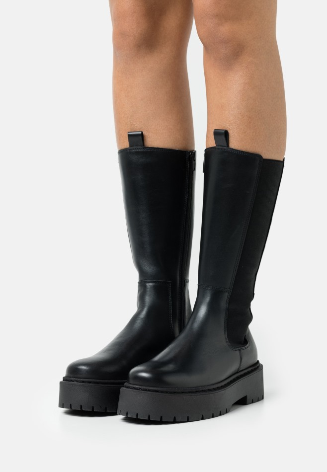 Bottes Plateformes Noires Gabor | Exclusif